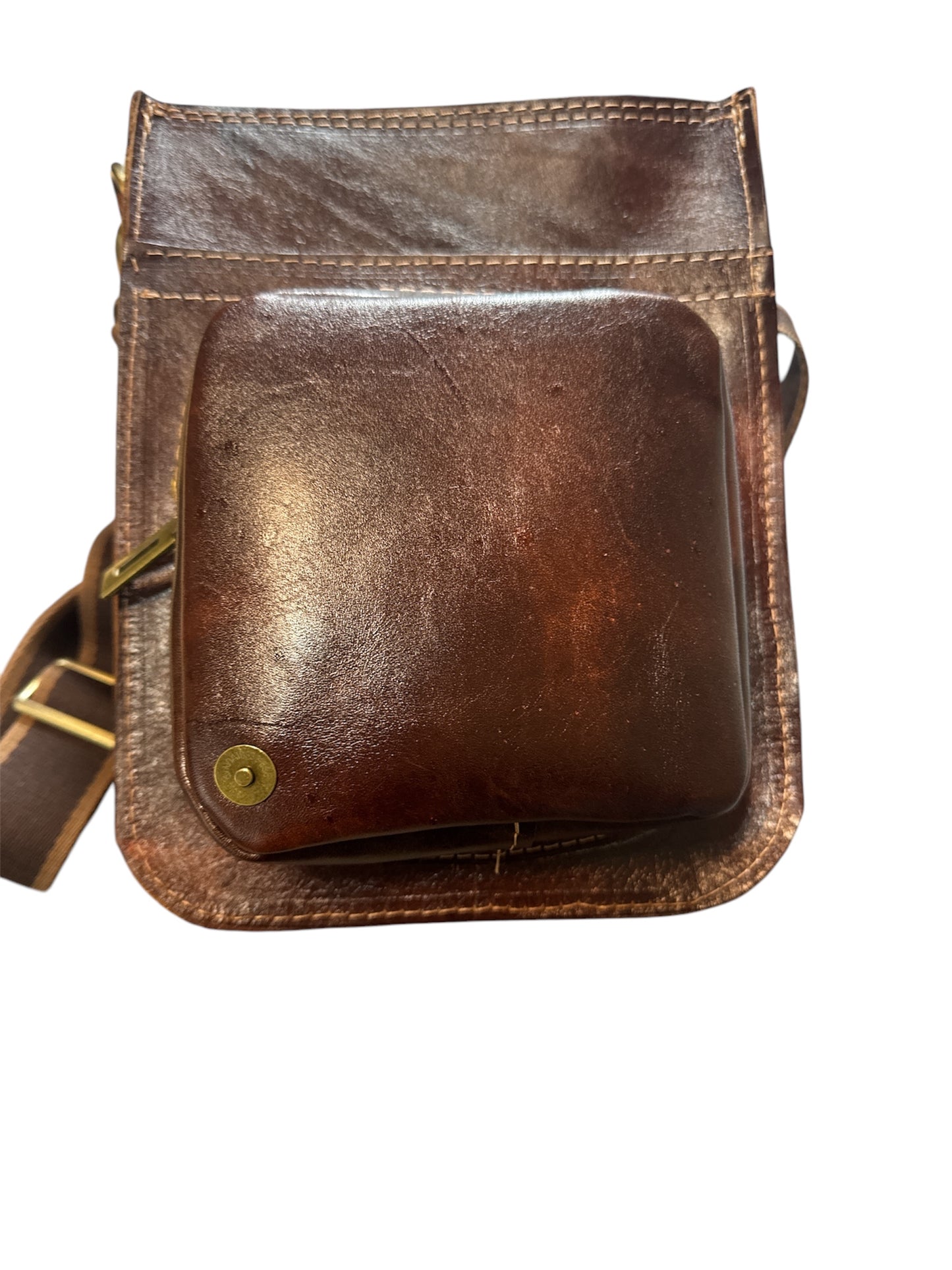 Jeronimo Leather Messenger Bag