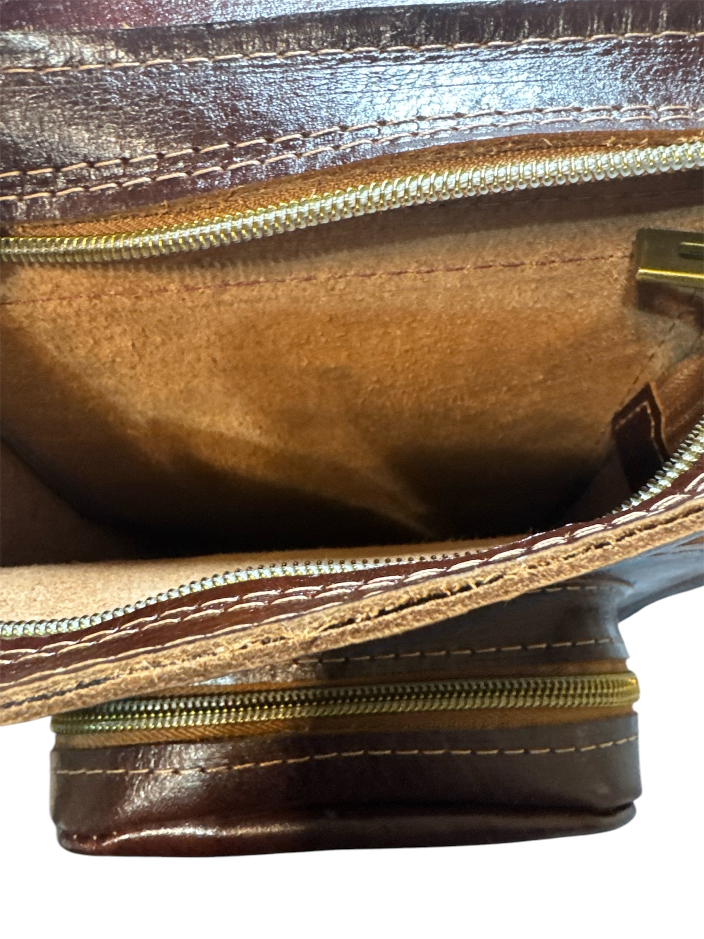 Jeronimo Leather Messenger Bag