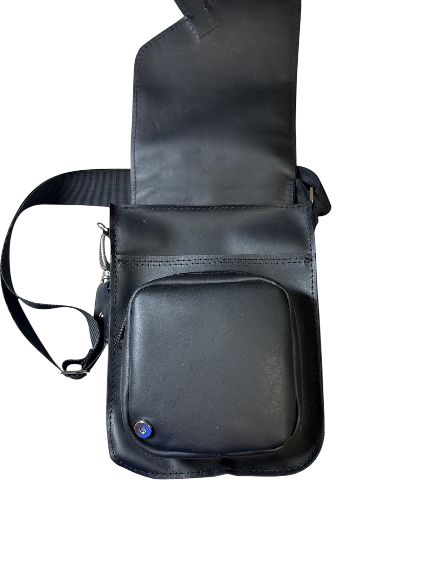 Jeronimo Leather Messenger Bag